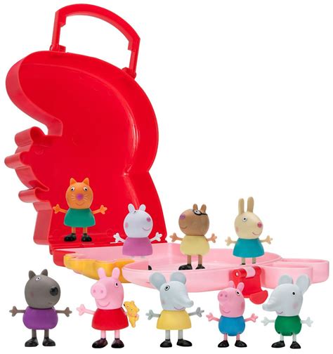 Peppa Pig Peppa Pigs Carry Along Friends Exclusive Figure Set Jazwares - ToyWiz