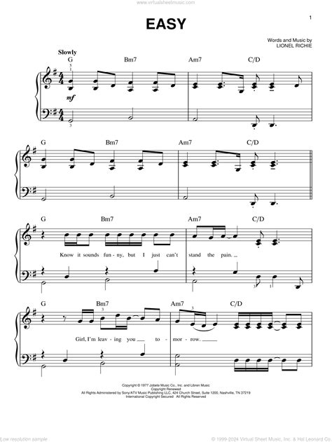 Sheet Music For Piano Free Printable