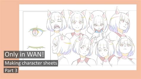 Making character sheet Part 3 | animation process | Original Anime ...