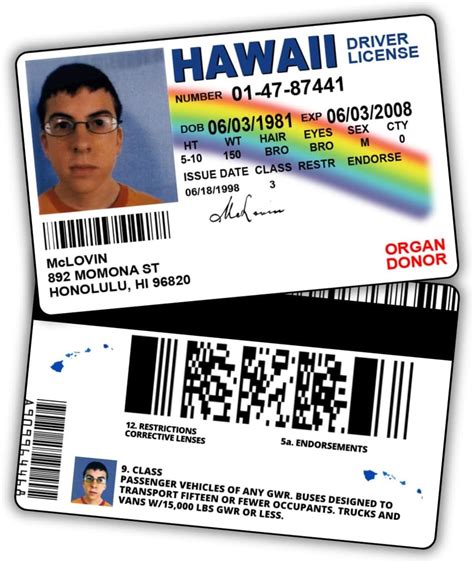 Amazon.com: McLovin ID Driver License Superbad/Prank Items/Fake ID ...