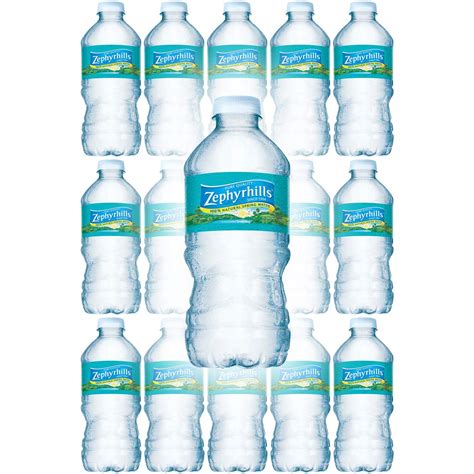 Zephyrhills Natural Spring Water, 12 Fl Oz Bottle (Pack Of 15, Total Of ...