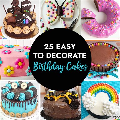 Easy Birthday Cake Decorating Ideas You Can Do! - It's Always Autumn