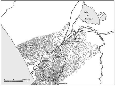 Location map of Antioch on the Orontes (after Downey 1961: fig. 3). | Download Scientific Diagram