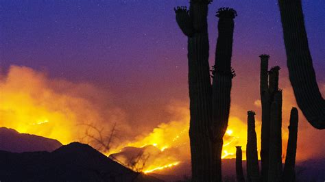 Bush Fire in Tonto National Forest now largest fire burning in U.S.