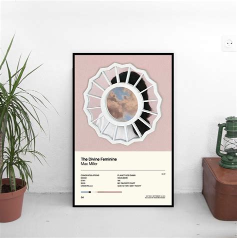 Mac Miller / the Divine Feminine / Album Art Poster Print / - Etsy