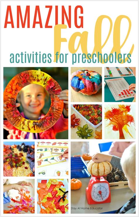 The BEST Fall Activities for Preschoolers - Stay At Home Educator