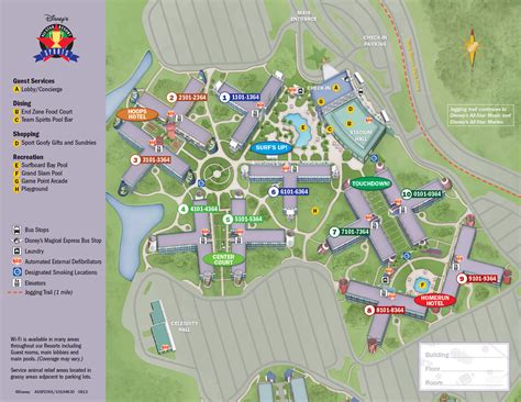 2013 All Star Sports Resort guide map - Photo 1 of 1