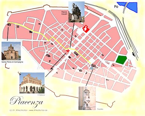 Piacenza Map