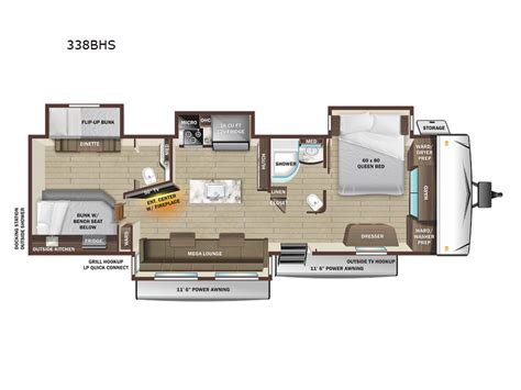 Highland Ridge RV Open Range 338BHS Travel Trailer For Sale