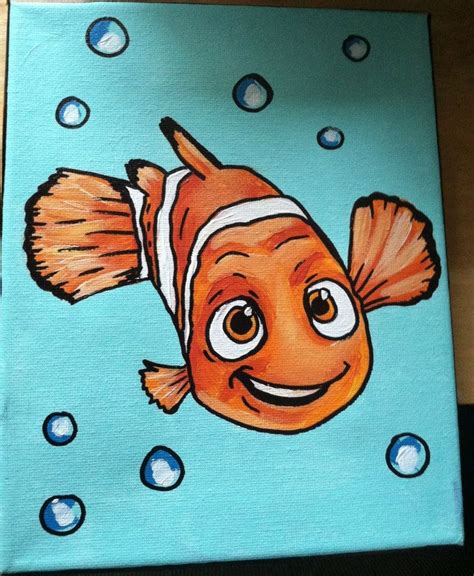 Finding Nemo Kids Room or Nursery Paintings on Ready to Hang | Etsy