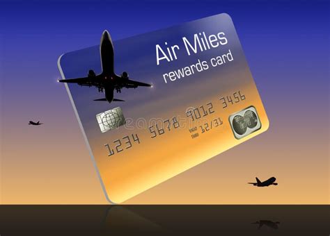 Air Miles Reward Credit Card Stock Illustration - Illustration of card, perk: 132570168