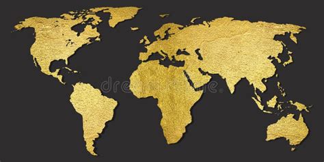 World Map on Black Background with Texture Design Stock Illustration - Illustration of modern ...