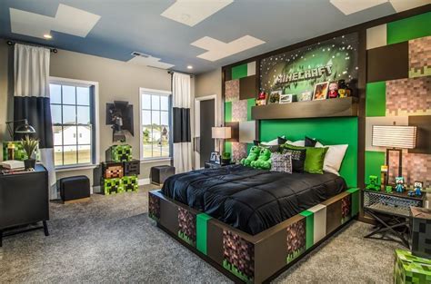 Znalezione obrazy dla zapytania pokoje tematyczne | Minecraft bedroom decor, Boy bedroom design ...