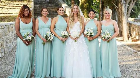 See Serena Williams as a Bridesmaid in Caroline Wozniacki's Wedding