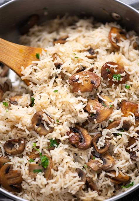 One Pot Mushroom Rice - The flavours of kitchen