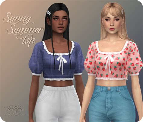 Sims 4 Trendy Clothing Cc