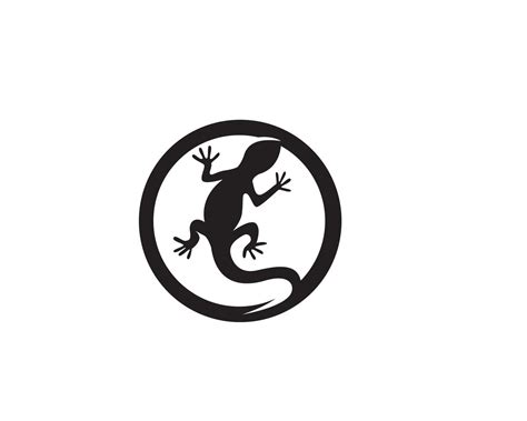 Plantilla de logotipo y símbolos de icono de vector de lagarto 609357 Vector en Vecteezy