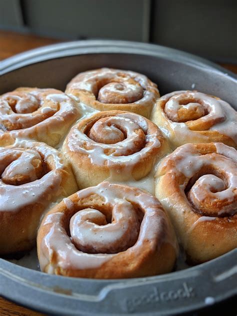 I made cinnamon rolls (from scratch) for the first time. : r/Baking