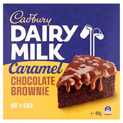 Cadbury Dairy Milk Caramel Chocolate Brownie 400g | Desserts | Iceland ...