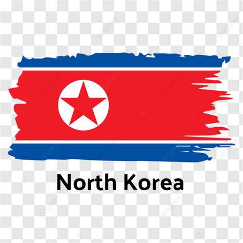 Brush Effect Of North Korea Flag Vector, North, Korea, Flag PNG and ...