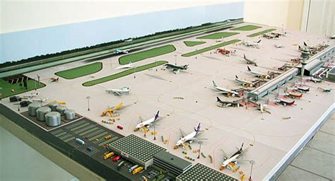 1:400 Model Airport Single Runway #2 Foils | Airport Diorama Designs