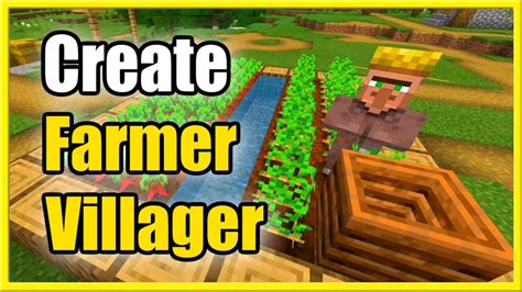 How to Make a Farmer Villager in Minecraft (Fast Method!) - YouTube