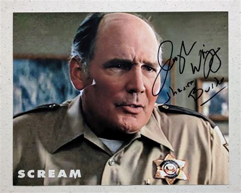 Joseph WHIPP Signed 8x10 PHOTO SCREAM GHOSTFACE Sheriff Burke Horror A ...