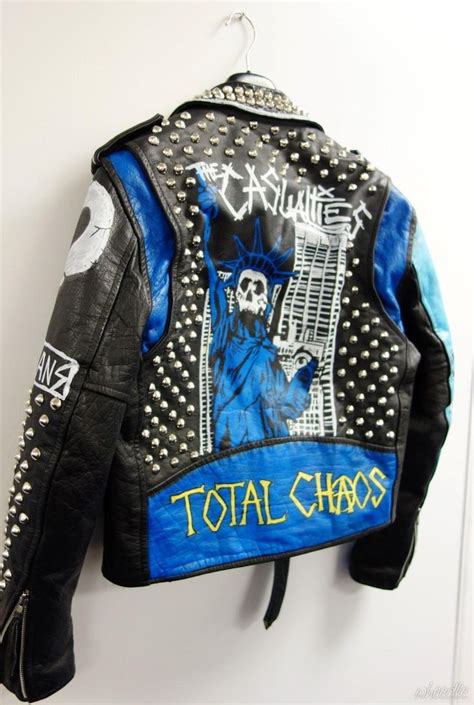 Studded leather jacket – Artofit