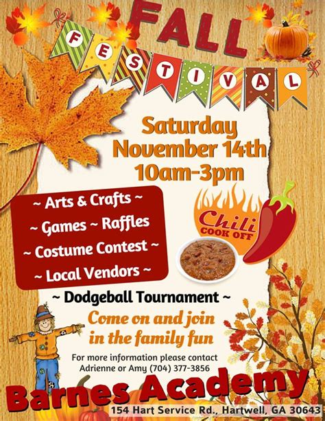 Fall Festival Flyer Templates Free