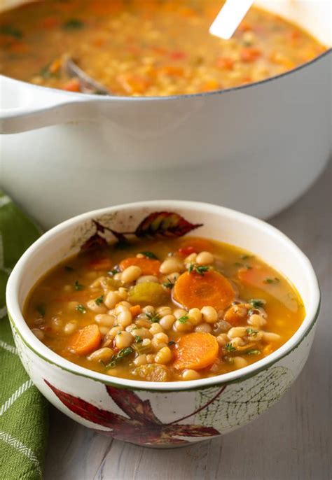 Vegetarian Navy Bean Soup Recipe - A Spicy Perspective