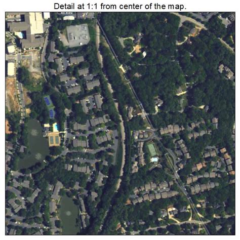 Aerial Photography Map of Vinings, GA Georgia