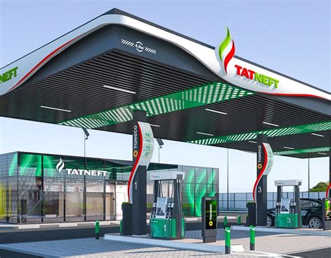 Design of gas station. | Petrol station, Filling station, Gas station