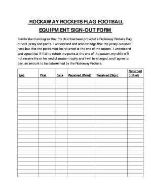 25 Printable Equipment Sign Out Sheet Forms and Templates - Fillable ...