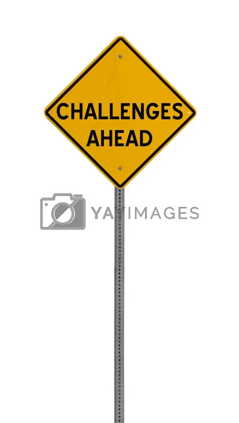 challenges ahead - Yellow road warning sign by jeremywhat Vectors & Illustrations Free download ...