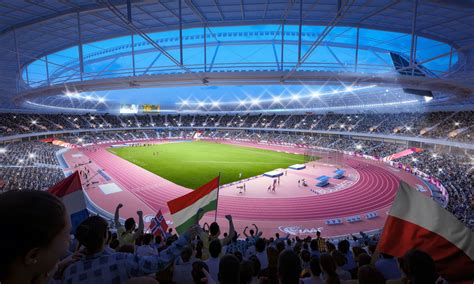 Budapest: National Athletics Stadium from contractors of Puskás Aréna ...