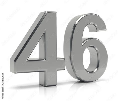 Number 46 Stock Illustration | Adobe Stock