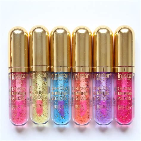 Glitter Lip Plumper Gloss 24K Golden Sequins Hydra Plumping Lipgloss | Lip gloss, Plumping lip ...