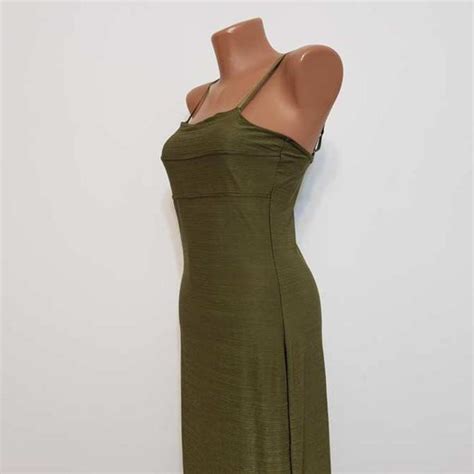 Women's Khaki Dress | Depop