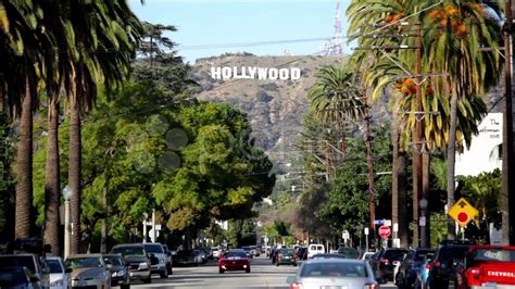 Hollywood Sign Up The Street Stock Footage #AD ,#Sign#Hollywood#Street#Footage in 2021 ...