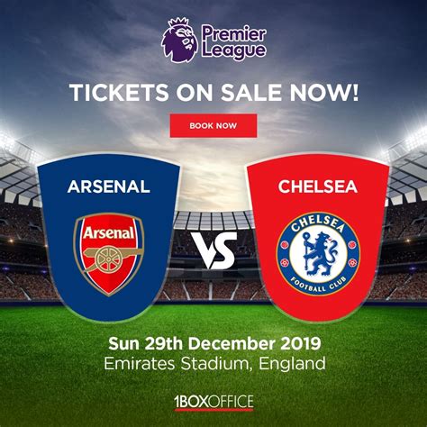 Arsenal vs Chelsea Tickets | Arsenal vs chelsea, Arsenal chelsea, Arsenal