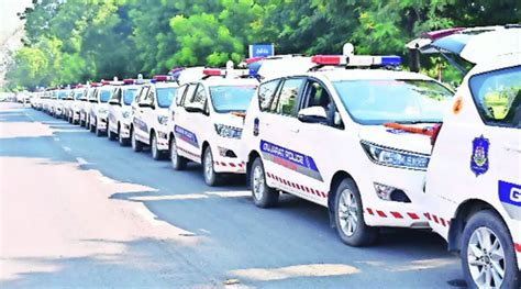 Gujarat police fleet now includes 100 interceptors and patrol vans - The Live Ahmedabad