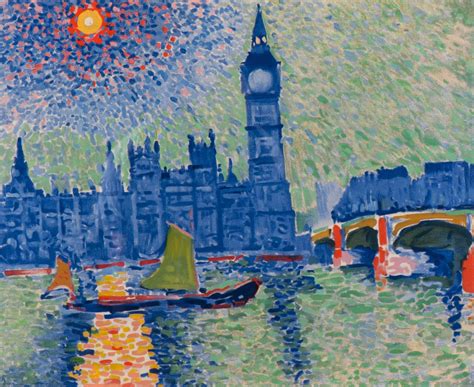 André Derain - Big Ben, Circa 1970, Colour lithograph