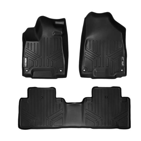 2014-2016 Acura MDX MAXFloormat All Weather 2 Rows Floor Mat Liner Black Set | eBay