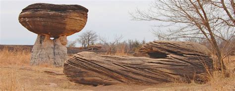 Mushroom Rock State Park, Kansas – Legends of Kansas