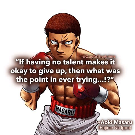 12 Motivational Hajime No Ippo Quotes (With Images) | QTA | Sports ...