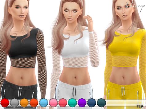 15 Cutest Crop Tops CC For The Sims 4 – FandomSpot