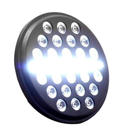 Eagle Lights 7" SLIM LINE Multi LED Projection Headlight - Black - Fit