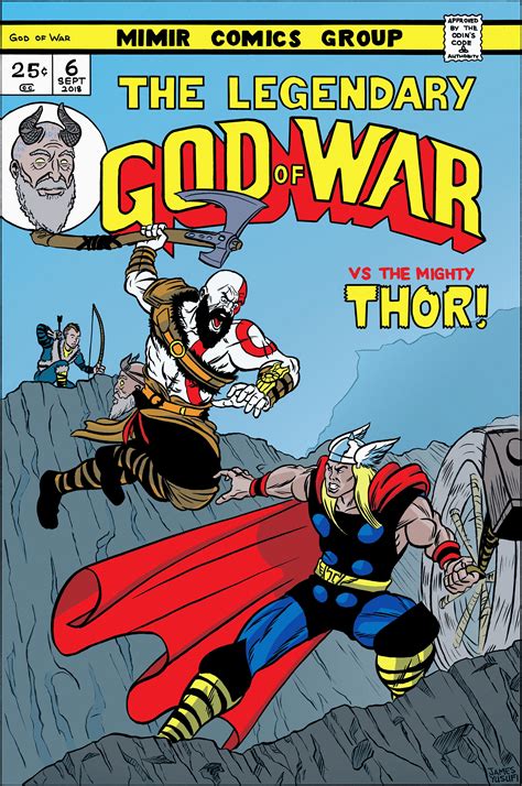 What I imagine when I hear about Kratos vs Thor. : r/Marvel