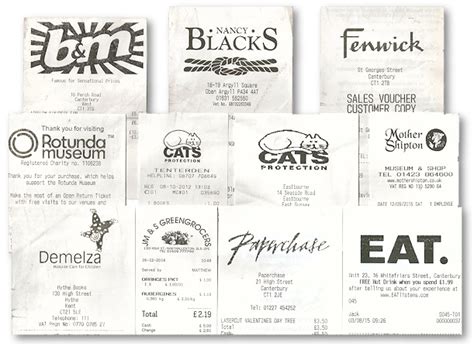 The Ephemera Society - Collecting on a shoestring: till receipts