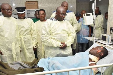 PHOTOS: Vice President Bawumia visits gas explosion victims - GhPage